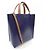 Marni SHMPV01TY3 LV639 Kalbsleder Tasche Blau Beige Marineblau - Ansicht 2