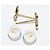 Autre Marque Boucles d'oreilles Cat en Au750 Doré - vue 4