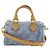 Borsa 2way Louis Vuitton Nano Speedy Monogram Blu Blu chiaro