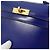Hermès Hermes Mini Kelly Box Calf Blu - vista 5