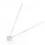 Autre Marque Collana in Diamanti Pt900 K18WG Argento - vista 2