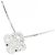 Autre Marque Collana in Diamanti Pt900 K18WG Argento - vista 3
