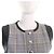 Louis Vuitton Logo Button Leder-Switching-Kleid Braun - Ansicht 4