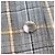 Louis Vuitton Logo Button Leder-Switching-Kleid Braun - Ansicht 5