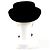 Timeless Cappello in pelo di coniglio Chanel Nero - vista 5