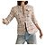 Christian Lacroix Multicolored Square Pattern Jacket White Blue Beige