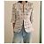 Christian Lacroix Multicolored Square Pattern Jacket White Blue Beige - view 2