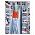 Christian Lacroix Multicolored Square Pattern Jacket White Blue Beige - view 5