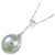 Autre Marque Collana con perle nere di Tahiti in K18WG Argento - vista 3