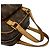 Bolso de mano Louis Vuitton en piel Monogram Castaño - vista 5