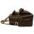 Bolso de mano Louis Vuitton en piel Monogram Castaño - vista 6