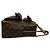 Bolso de mano Louis Vuitton en piel Monogram Castaño - vista 7