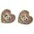 Timeless Orecchini Chanel Coco Mark Heart D'oro  - vista 4