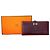 Béarn Hermès Portafoglio lungo Hermes Bearn Soufflet Alligator Porpora