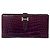 Béarn Hermès Portafoglio lungo Hermes Bearn Soufflet Alligator Porpora - vista 2