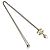 Timeless Collana Chanel Coco Mark Swing Pearl D'oro - vista 6