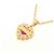Autre Marque Collana in oro giallo Au750, rubino e diamante Rosso - vista 4