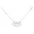 Autre Marque Collana in oro bianco Au750 e diamanti Argento