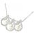 Autre Marque Collana in oro bianco Au750 e diamanti Argento - vista 4