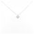 Autre Marque Collana con Diamanti K18WG Argento