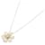 Collar Van Cleef & Arpels Rose de Noël Au750 Nácar y Diamante Dorado  - vista 2
