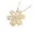 Collar Van Cleef & Arpels Rose de Noël Au750 Nácar y Diamante Dorado  - vista 4