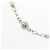 Autre Marque Dreifarbige Diamantkette Au750 Golden - Ansicht 5