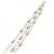 Autre Marque Dreifarbige Diamantkette Au750 Golden - Ansicht 6
