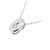 Autre Marque Collana a 2 giri in oro K14WG con topazio blu - vista 4