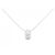 Autre Marque Collana a 2 giri in oro K14WG con topazio blu - vista 6