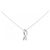 Autre Marque Collana in platino e diamanti Argento