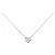 Tiffany & Co Collana Tiffany Sentimental in platino e diamanti Argento