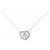 Tiffany & Co. Platin-Diamant-Halskette Silber