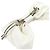 Timeless Barrette Chanel COCO Mark Ribbon in seta Accessorio per capelli Bianco - vista 4