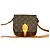 Cartouchiere Borsa a tracolla in pelle monogram Louis Vuitton Marrone