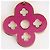 Louis Vuitton Porte Cles Looping Bag Charm Key Holder Rosa Verde - vista 5