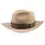 Fedora in feltro con nastro ricamato Orb di Vivienne Westwood Rosa Beige