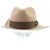 Fedora in feltro con nastro ricamato Orb di Vivienne Westwood Rosa Beige - vista 2