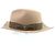 Fedora in feltro con nastro ricamato Orb di Vivienne Westwood Rosa Beige - vista 3