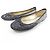 JIMMY CHOO Lederschuhe Schwarz Silber - Ansicht 3