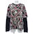 Hermès 3H4627DX Camiseta de algodón Negro Roja Beige