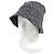 Cappello bucket Valentino Iconograph in cashmere, seta e lana Marrone