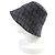 Cappello bucket Valentino Iconograph in cashmere, seta e lana Marrone - vista 2