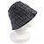 Cappello bucket Valentino Iconograph in cashmere, seta e lana Marrone - vista 3