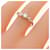 Autre Marque Diamantring Pt950 K18PG Silber - Ansicht 5