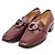 Hermès Mocassino Kelly in pelle Hermes Marrone Bordò