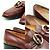 Hermès Mocassino Kelly in pelle Hermes Marrone Bordò - vista 9