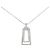 Autre Marque Collana in oro bianco Au750 e diamanti Argento