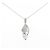 Autre Marque Collana in oro bianco Au750 e diamanti Argento