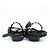 Sandali in pelle Valentino Garavani Rockstud Nero - vista 4